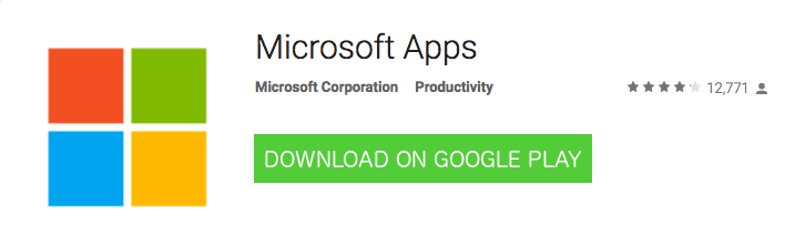 Android Microsoft Apps