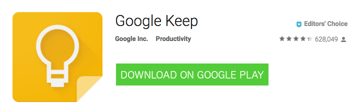 Android Google Keep