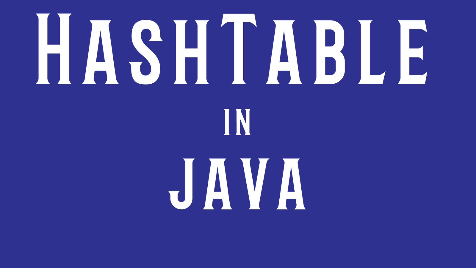 Java HashTable