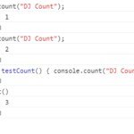 Console Javascript Debugging